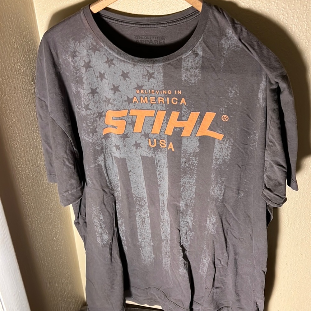 Still Mens Flag Shirt Color Brown Size 3XL